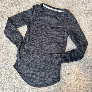 Juicy Couture - Women’s (S) Grey Gray Long Sleeve Cutout Top Shirt